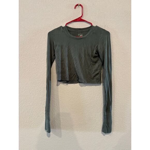 Offline by Aerie Girls Cropped Long Sleeve Top – XXS - Picture 1 of 5